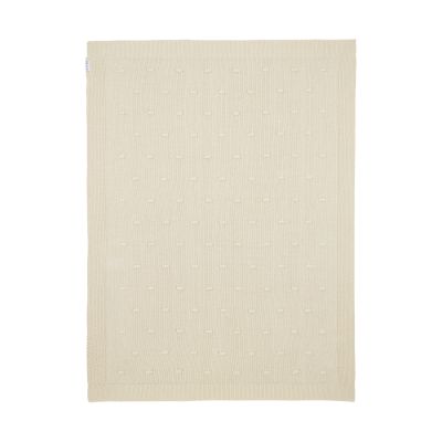 Meyco Baby Ledikantdeken Knots Soft Sand 100 x 150 cm Meyco Baby Ledikantdeken Knots Soft Sand 100 x 150 cm