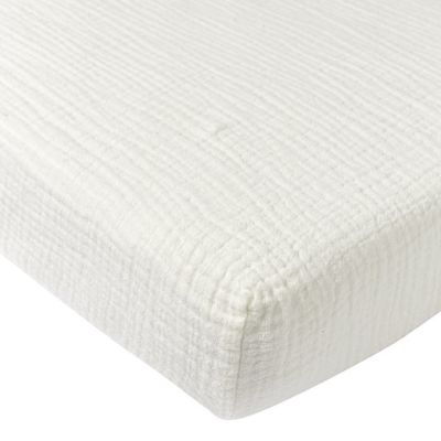 Meyco Baby Uni Hoeslaken Ledikant - 60 x 120 cm - Pre-Washed tetra - Offwhite Meyco Baby Uni Hoeslaken Ledikant - 60 x 120 cm - Pre-Washed tetra - Offwhite