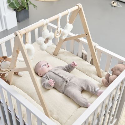 Meyco Baby Knots Parklegger - 77 x 97 cm - Soft Sand Meyco Baby Knots Parklegger - 77 x 97 cm - Soft Sand
