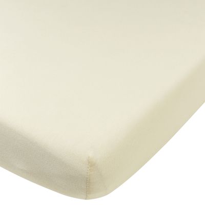 Meyco Baby Uni Hoeslaken Juniorbed - 70 x 140 cm - Jersey - Nature Meyco Baby Uni Hoeslaken Juniorbed - 70 x 140 cm - Jersey - Nature