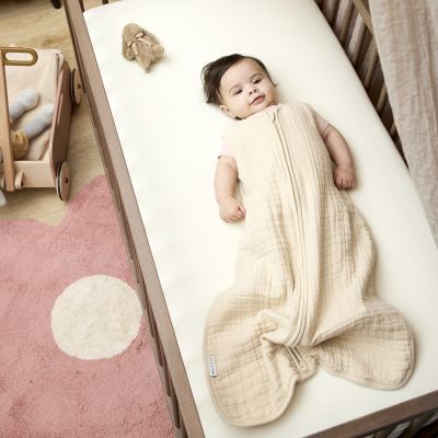 Meyco Baby Uni Hoeslaken Juniorbed - 70 x 140 cm - Jersey - Nature Meyco Baby Uni Hoeslaken Juniorbed - 70 x 140 cm - Jersey - Nature