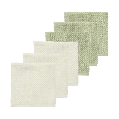 Meyco Baby Popcorn Monddoekjes - 6 Stuks - 30 x 30 cm