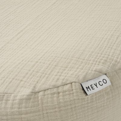 Meyco Baby Uni Relaxhoes Voedingskussen - Pre-Washed tetra - Sand Meyco Baby Uni Relaxhoes Voedingskussen - Pre-Washed tetra - Sand