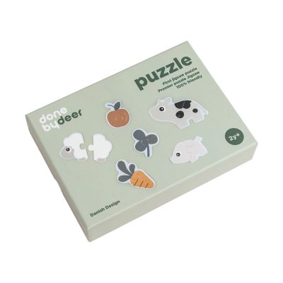 Done By Deer Tiny Farm Eerste Puzzel - Colour Mix