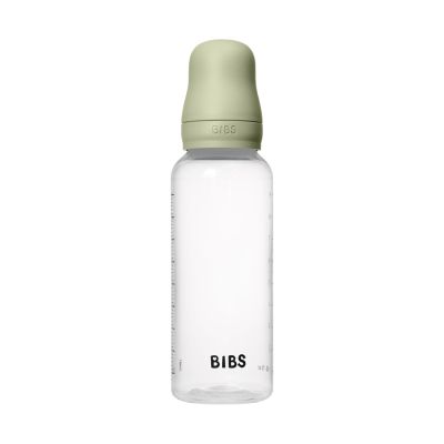 BIBS Fles - Medium Flow - 270 ml - Latex - Sage - Ronde Speen BIBS Fles - Medium Flow - 270 ml - Latex - Sage - Ronde Speen