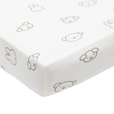 Jollein Hoeslaken Jersey 70/75x140/150cm - Miffy and Friends