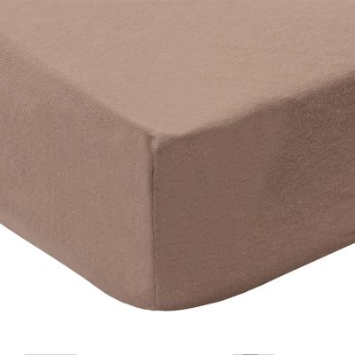 Jollein Hoeslaken Jersey 40/50x80/90cm - Milky Coffee