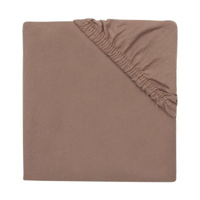 Jollein Hoeslaken Jersey 70/75x140/150cm - Milky Coffee Jollein Hoeslaken Jersey 70/75x140/150cm - Milky Coffee