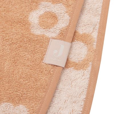 Jollein Jacquard Badponcho - 2-zijdig - Badstof - Flower