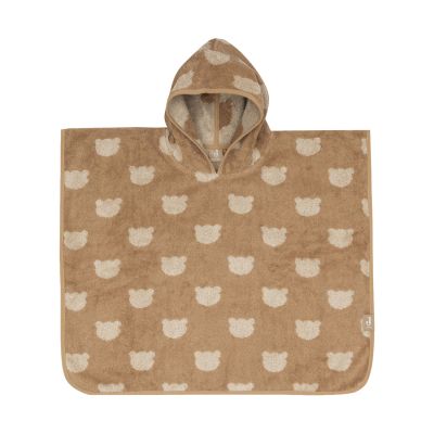 Jollein Jacquard Badponcho - 2-zijdig - Badstof