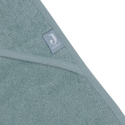 Jollein Badcape Uni - Badstof - 100x100 cm - Sea Green Jollein Badcape Uni - Badstof - 100x100 cm - Sea Green