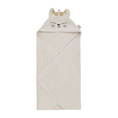 Jollein Badcape Dier - Badstof - 75x75 cm - Charlie