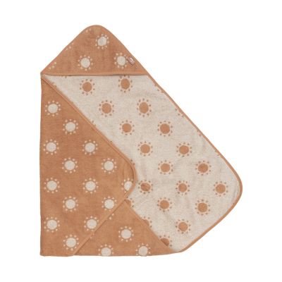 Jollein Jacquard Badcape - Badstof - 75x75 cm - Sun Jollein Jacquard Badcape - Badstof - 75x75 cm - Sun