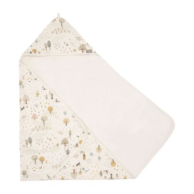 Jollein Badcape Print - Badstof - 75x75 cm - Tiny Park