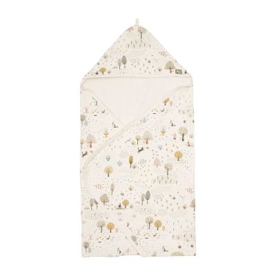 Jollein Badcape Print - Badstof - 75x75 cm - Tiny Park