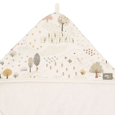 Jollein Badcape Print - Badstof - 75x75 cm - Tiny Park