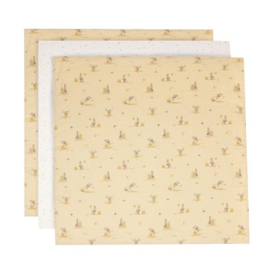 Jollein Tetra Doeken - 3 Stuks - 70 x 70 cm - Kangaroots Jollein Tetra Doeken - 3 Stuks - 70 x 70 cm - Kangaroots