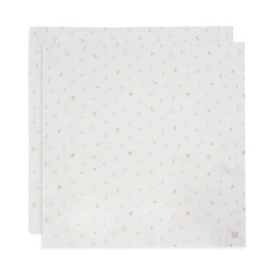 Jollein Lovely Birds Large Multidoek 2 Pack - 115 x 115 cm - tetra
