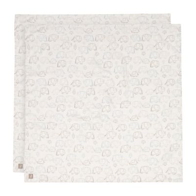 Jollein Tetra Doek - Large - 115x115 cm - 2 Stuks