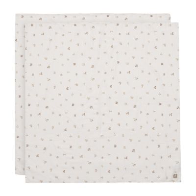 Jollein Tetra Doek - Large - 115x115 cm - 2 Stuks