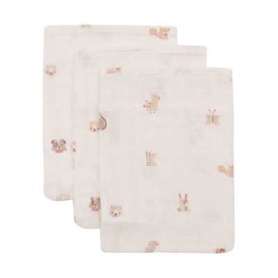 Jollein Tetra Washandje - 15x20 cm - 3 Stuks