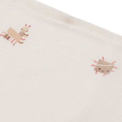 Jollein Hydrofiel Monddoekje - Animal Friends - 31x31 cm - 3 Stuks Jollein Hydrofiel Monddoekje - Animal Friends - 31x31 cm - 3 Stuks