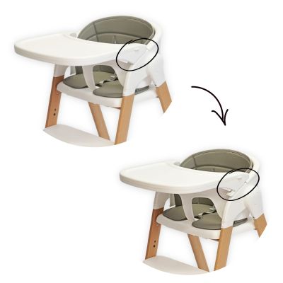 Bo jungle Grow With Me High Chair - Pure White