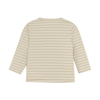 Noppies Shirt met Lange Mouwen - Nour - Stripe - Maat 50 - Offwhite Noppies Shirt met Lange Mouwen - Nour - Stripe - Maat 50 - Offwhite