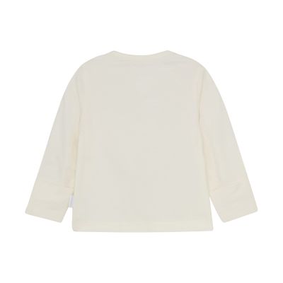 Noppies Noam Shirt met Lange Mouwen - Maat 62 - Egret