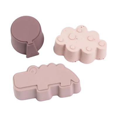 Moules en silicone Done By Deer - Happy Clouds - Lot de 3