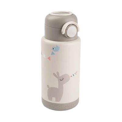 Bouteille isotherme Faite par le Cerf - Célébration - Beige