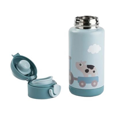 Done by Deer Thermosfles - Tiny Farm - 340 ml - Blue Done by Deer Thermosfles - Tiny Farm - 340 ml - Blue