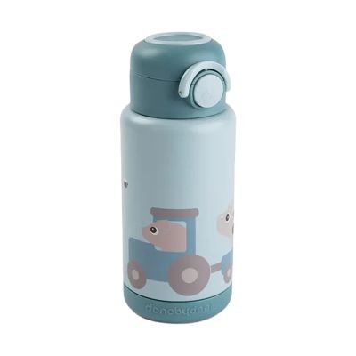 Thermos Done by Deer - Tiny Farm - 340 ml - Bleu