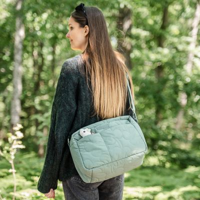 Sac de poussette matelassé Done By Deer - Vert