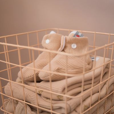 Lodger Slipper Ciumbelle Cotton Linen 3-6mnd Lodger Slipper Ciumbelle Cotton Linen 3-6mnd
