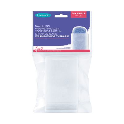 Lansinoh Recharge de manchons jetables pour les pansements de maternité post-partum - 24 pièces