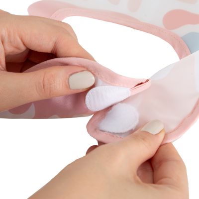 Babyjem Vlekbestendig Schort - Roze Puzzel Babyjem Vlekbestendig Schort - Roze Puzzel