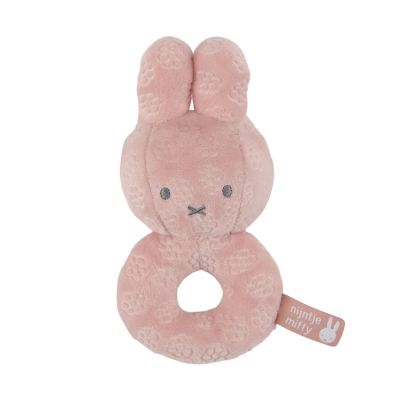 Hochet Miffy - Fleur rose