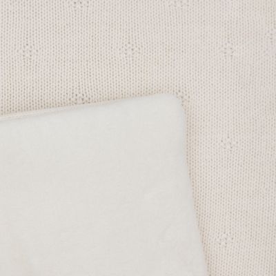 Jollein Cosy Knit Parklegger - 75 x 95 cm - Ivory