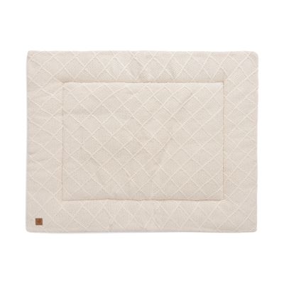 Jollein Check Knit Parklegger - 75x95cm - Oatmeal