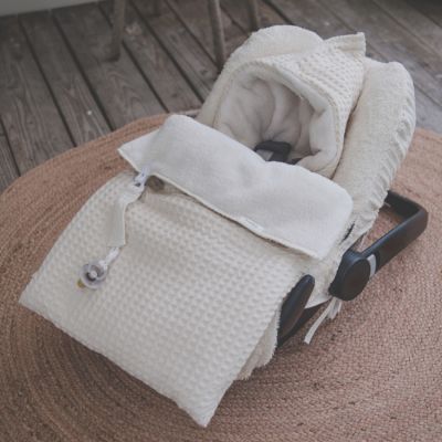 Koeka Voetenzak 0+ - Wafel/Teddy Oslo - Natural Koeka Voetenzak 0+ - Wafel/Teddy Oslo - Natural