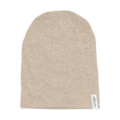 Lodger Mutsje - 0-6 mnd - Melange Beige Lodger Mutsje - 0-6 mnd - Melange Beige