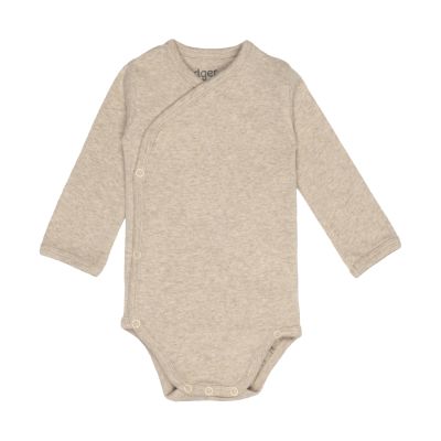 Lodger Overslagromper Lange Mouw - Melange Beige