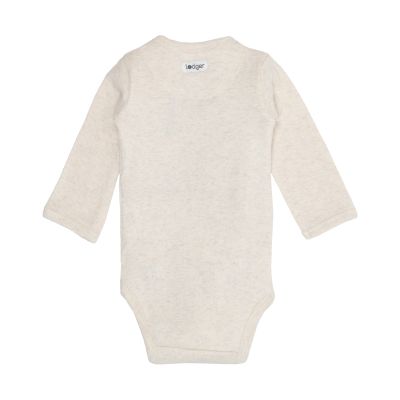 Lodger Melange Romper Lange Mouwen - Maat 50 - Birch