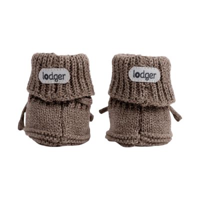 Lodger Slofjes Gebreid Met Kabel - 0-6 mnd - Buffalo 
