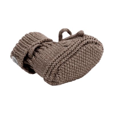 Lodger Slofjes Gebreid Met Kabel - 0-6 mnd - Buffalo 