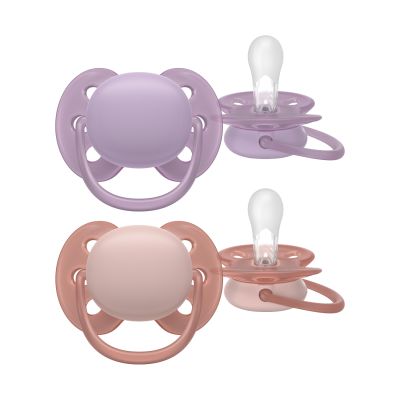Sucette Philips Avent Ultra Soft - 2 pièces - à base de plantes