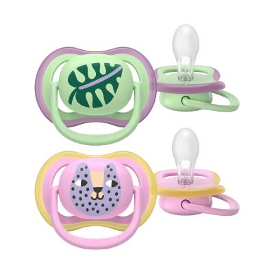 Sucette Philips Avent Ultra Air - 6-18 mois - 2 pièces - à base de plantes