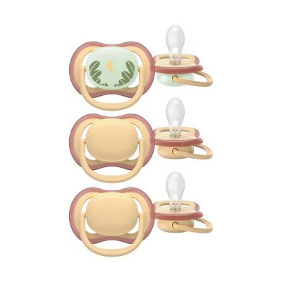 Sucette Philips Avent Ultra Air - 0-6 mois - 3 pièces - à base de plantes