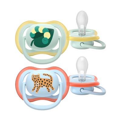 Sucette Philips Avent Ultra Air - 0-6 mois - 2 pièces - à base de plantes